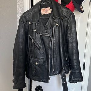 Vintage leather jacket . Used for costume